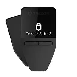 Апаратний гаманець для криптовалют Trezor Model Safe 3 Cosmic Black (TMS3CB)