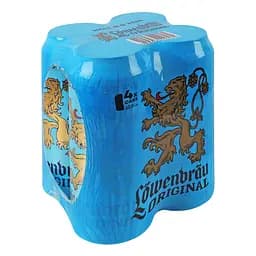 Набір пиво Lowenbrau Original світле 5.1% 4*0.5 л з/б - мініатюра 4