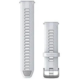 Ремешок для Garmin Forerunner 965 Whitestone/Powder Gray with Silver Hardware 22mm