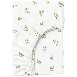 Простирадло Cosas на резинці 90х200х25 olive leaf, зелений (FoliageWillowGreen_90x200x25)