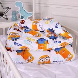 Ковдра MirSon антиалергенна дитяча зима Kids Time 20-0036 Minions 110x140 см бавовна (2200009665295) - мініатюра 2