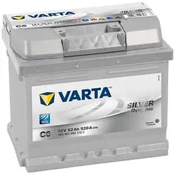 Акумулятор Varta Silver Dynamic C6 52Ah Ев (-/+) 520EN 207х175х175 мм 