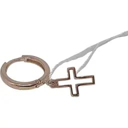 Золота моносережка KievGold Хрестик. 2/1074/0