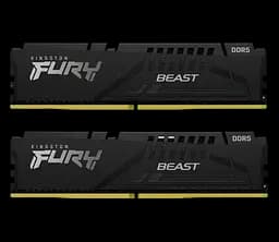 Оперативна пам'ять Kingston FURY 64GB (2x32GB) DDR5 6000MHz Beast Black EXPO (KF560C36BBEK2-64)