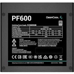 Блок живлення Deepcool 600W PF600 (R-PF600D-HA0B-EU) - мініатюра 3