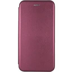 Шкіряний чохол-книжка Classy для TECNO Sark Go 1 (KL4) / Sark Go 2025 Бордовий