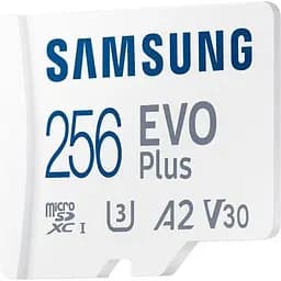 Карта пам'яті Samsung 256GB microSD class 10 UHS-I U3 V30 A2 EVO Plus (MB-MC256SA/EU) - мініатюра 4