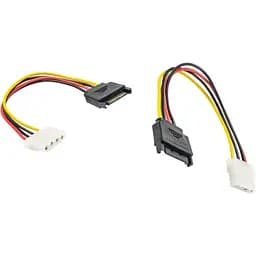Кабель питания SATA-Molex M/F