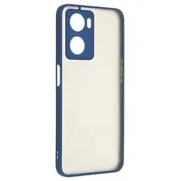 Чехол панель-накладка для OPPO A57s 4G/A77s 4G/A57 4G/A57e 4G/A77 4G, Frosted Matte, синий, противоударный чехол с защитой всего корпуса, термополиуретан TPU + поликарбонат PC, ArmorStandart (ARM67046)