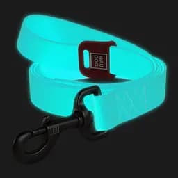 Повідець для собак водостійкий Waudog Waterproof світонакоплювальний M Ш 20 мм Д 122 см - мініатюра 4