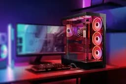 Корпус Modecom VOLCANO SPACE APEX ARGB 4x140 мм fans MIDI USB 3.0x2+TYPE-C BLACK без БЖ ATX (AT-SPACE-PG-10-000000-000) - мініатюра 2