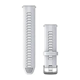 Ремешок Garmin для Forerunner 965 Whitestone/Powder Gray with Silver Hardware 22mm (010-11251-9Z)