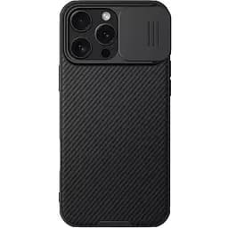 Карбонова накладка Nillkin CamShield Pro Magnetic для Apple iPhone 16 Pro 6.3 Black