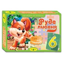Пазлы Энергия+ Рыжий лисенок, 6 элементов