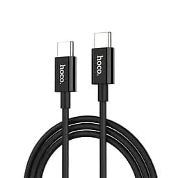 Кабель Hoco X23 Skilled charging data cable Type-C to Type-C 3 Аа черный 1 м