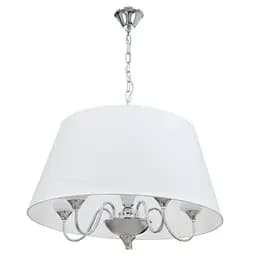 Люстра підвісна Brille з абажуром E14 40W WH (BKL-721S/5)