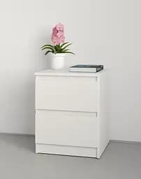 Приліжкова тумба MebelStar Нео 40x43x53 см Аляска білий (MBS-1004)