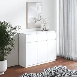 Комод Vays в спальню, современный, без ручек R-33 Белый