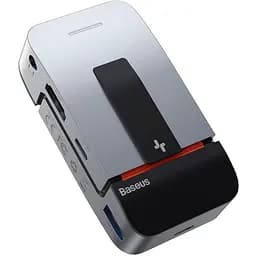 Мультипортовий адаптер USB Хаб Baseus Armor Age Type-C Bracket Multifunctional Hub CAHUB-AJ0G Grey