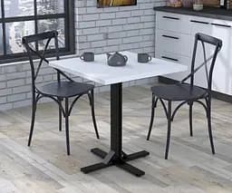 Квадратний обідній стіл Картер (Білий)