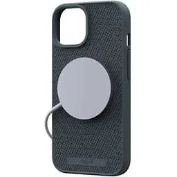 Чохол-накладка Njord Fabric MagSafe Case Dark Grey для iPhone 15 Plus (NA52FA09) - мініатюра 4