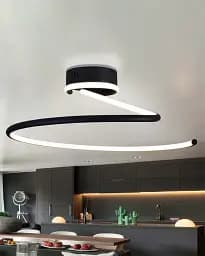 Люстра Goldlux 335722 Diuna LED 1x34W 4000K 4880Lm IP20 чорна - мініатюра 2