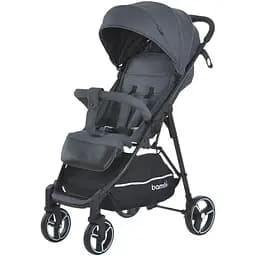 Прогулянкова коляска-книжка Bambi M 4249-2 Gray Matt