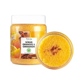 Скраб для лица и тела Top Beauty Апельсин корица с кокосовым маслом 250мл