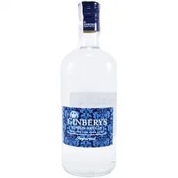 Упаковка джину Ginbery's London Dry Gin 37.5% 6 л (1 л х 6 шт.) - мініатюра 2