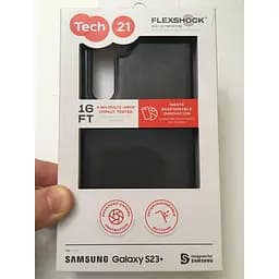 Оригінальний протиударний чохол Tech21 Evo Check Samsung Galaxy S23 Plus Black T21-10093 - мініатюра 2