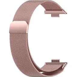 Ремінець DK для Huawei Watch Fit 3 Metal Milanese Loop Magnetic (017793) (pink rose)