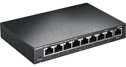 Комутатор POE Mercury S109PS 8 портів POE + 1 порт Ethernet (Uplink) - мініатюра 2