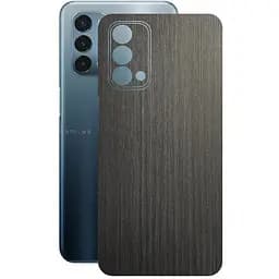 Захисна плівка StatusSKIN для OnePlus Nord N200 5G 2021 Корпус Вініл Дерево сріблясто-чорне