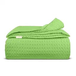 Плед-покривало Cosas Waffle Weave Lime 110х140 см (Blanket_51Lime_WaffleWeave_110x140)