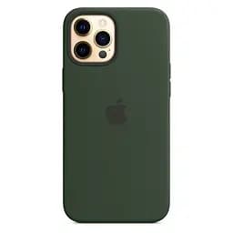 Чохол Silicone Case з MagSafe для Apple iPhone 12 Pro Max (Cyprus Green) ААА [53337] - мініатюра 3