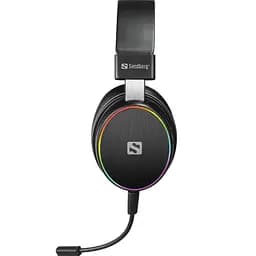 Ігрова гарнітура Sandberg HeroBlaster Bluetooth Led Headset Black - мініатюра 2