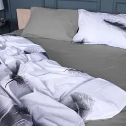 Простирадло MirSon Сатин 22-1400 Feather Touch 110х160 см (2200010566574) - мініатюра 2