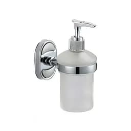 Дозатор для рідкого мила настінний (скло) Zerix AFB-0127 ZX5062, Хром