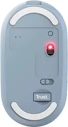 Комп'ютерна миша Trust Puck Rechargeable Ultra-Thin BT/WL Silent синій teh0014005 - мініатюра 3