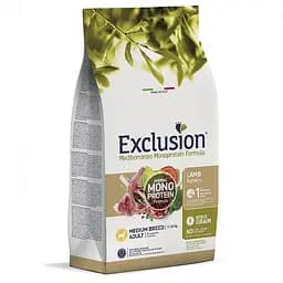 Сухий корм Exclusion Adult Lamb Medium Breed для дорослих собак середніх порід 3 кг