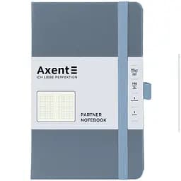 Книга записна Axent Partner A5- в клітинку 96 аркушів сіра (8201-62-A) - мініатюра 5