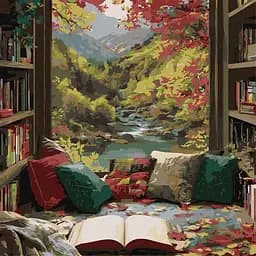 Картина за номерами "Гірська мрія" ©art_selena_ua Ідейка KHO6414, 40х40 см