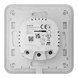 Розумний димерний вимикач світла Ajax LightSwitch (Dimmer) Black (26-00551) - мініатюра 3