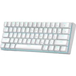 Клавіатура MageGee MK-Star 61 LED Red Switch White (6971969720978-UA) [159844]