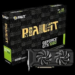 Відеокарта GeForce GTX 1060 6GB Palit Dual (NE51060015J9-1061D) Б/В - мініатюра 2