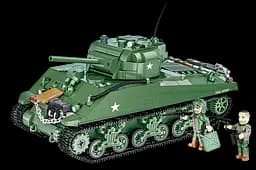 Конструктор COBI танк M4A3 SHERMAN 2570 - мініатюра 2