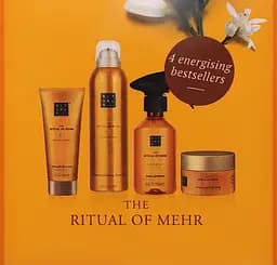 Подарунковий набір Rituals The Ritual Of Mehr Medium Gift Set: аромат для дому Home Perfume 250 мл + гель-піна для душу Foaming Shower Gel 200 мл + скраб для тіла Body Scrub 125 г + крем для тіла Body Cream 100 мл - мініатюра 2