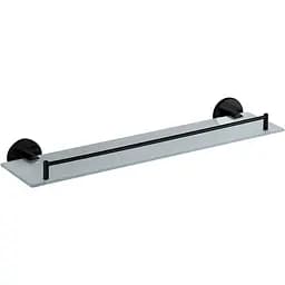 Полка стеклянная VBI Venus black VBI-040009BL, Черный матовый