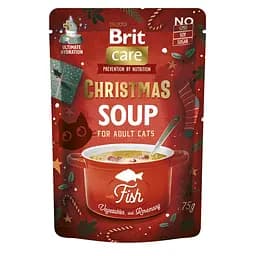 Корм вологий Brit Care Christmas Fish Soup для дорослих котів суп з рибою 75 г
