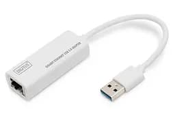Перехідник Digitus USB 3.0 to Gigabit Ethernet, white (DN-3023)